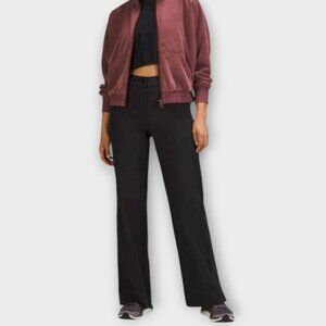 Lululemon City Sleek 5 Pocket High Rise Wide Leg Pants Black